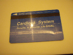 シャワールームの鍵