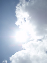 まぶしぃ～～♪