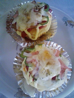 カップケーキ　こんがり♪