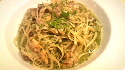 あさりのバジルパスタ♪