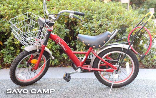 補助輪を外した後