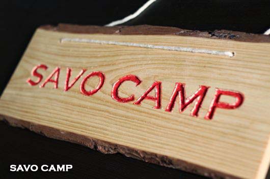 SAVO CAMP表札