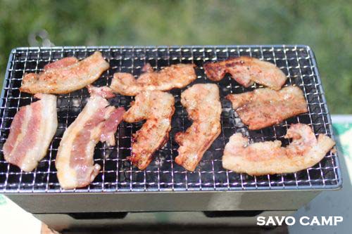 帯広風豚丼準備