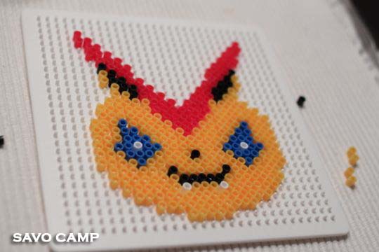 アイロンビーズのビクティニ２