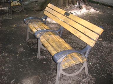 思い出のベンチ