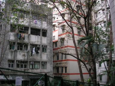 Hillside Escalatorの側の様子