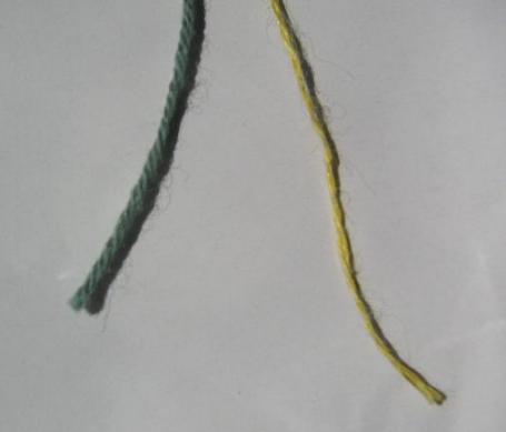 手織りウールとリネン極細２