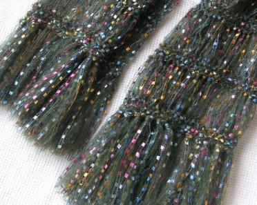 HIMARAYAMEGAドライブ編みマフラー２