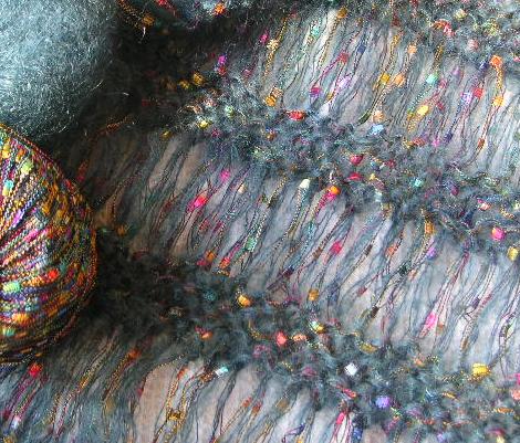 カジノドライブ編みストール２