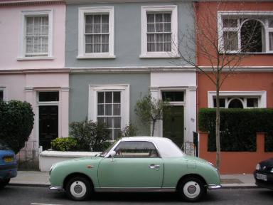 Notting Hill GateからPortbello Rｄ.までの町並み2