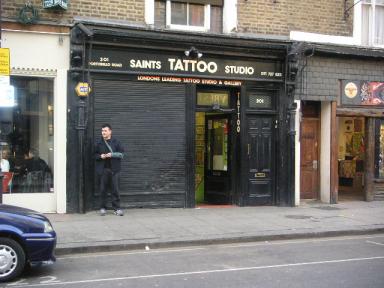 映画Notting Hillのオープニングに出てくるTatto Studio