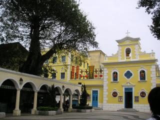 Macauコロアン島聖フランシスコザビエル教会