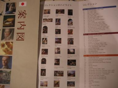 The National Galleryの日本語案内図