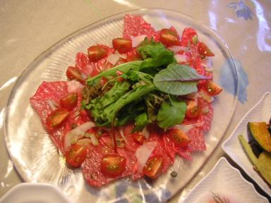 2009/7/28-牛肉のカルパッチョ