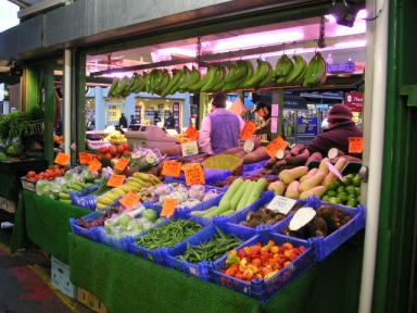 Shepherds Bush Marketの八百屋さん