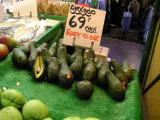 アボカド、少々細長いです。