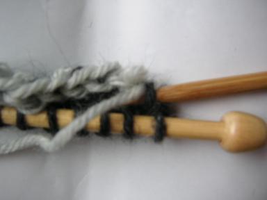 ゴム編み作り目５