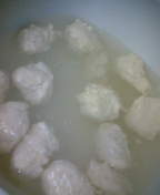 鶏ムネ肉団子のスープ1