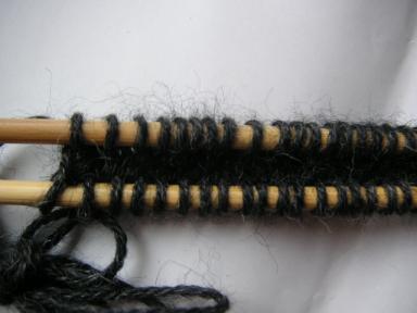 ゴム編み作り目７