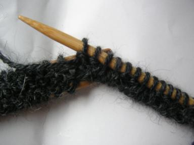 ゴム編み作り目９