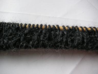 ゴム編み作り目１０