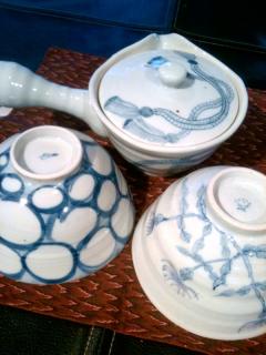 急須と、お茶碗