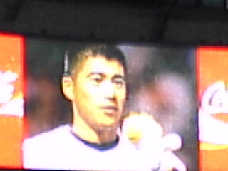 お立ち台（城島選手）