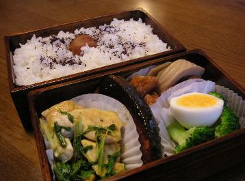 10月のお弁当