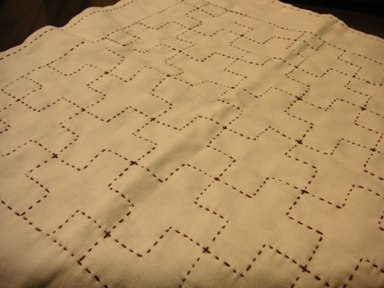刺し子の布巾