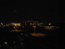ホテルの部屋からの夜景