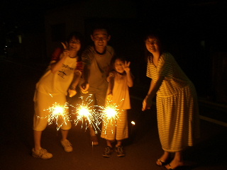 100点パーティー花火2