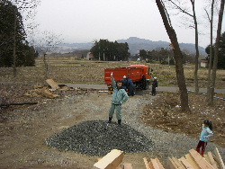 妹ログハウス工事6