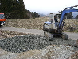 妹ログハウス工事9