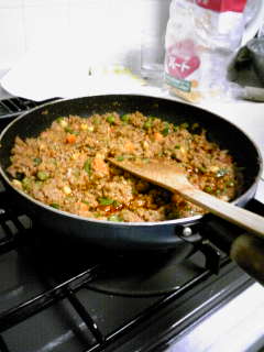 スパニッシュピザの具