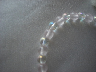 レインボークォーツとローズクォーツのブレスレット2