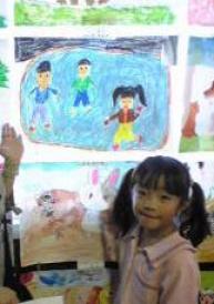 20081101絵画コンクール銀賞三女