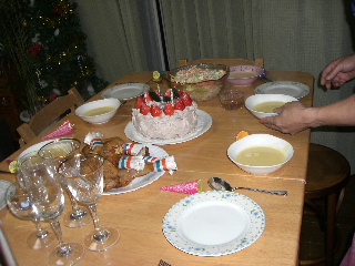 クリスマスパーティー料理