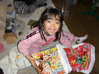 クリスマスの朝三女