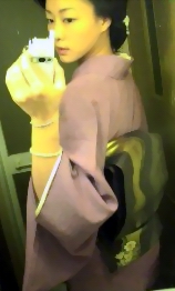 鮫小紋　後ろ