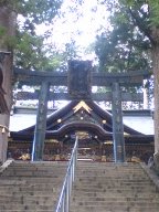 鳥居と拝殿