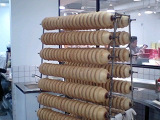 バームクーヘン出来上がり