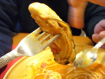 牡蠣とモツァレラチーズのパスタ２JPG.JPG