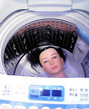 in the washer