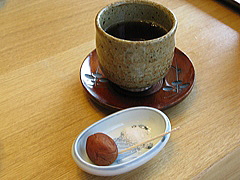 お茶と梅干し