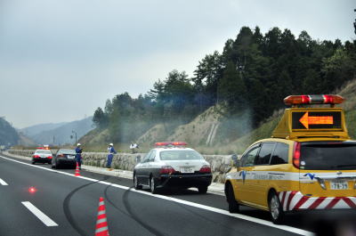 高速道路の事故