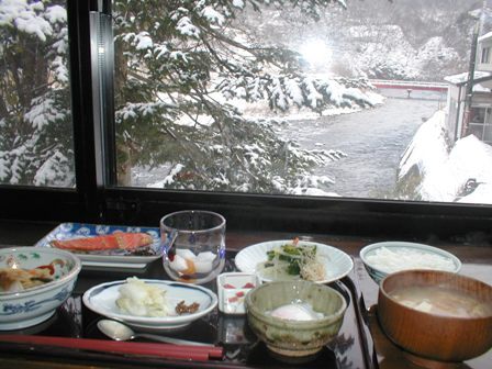 元河原湯朝食