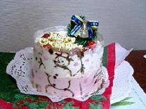クリスマスケーキイチゴムース小.JPG