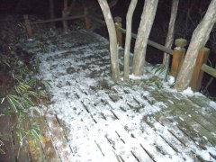 ベランダの除雪