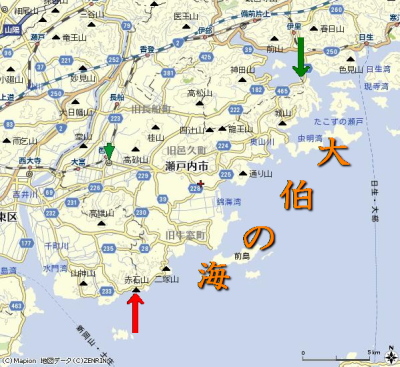 大伯の海MAP