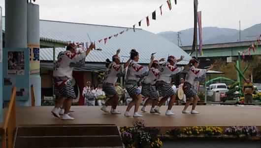 オアシスで阿波踊り